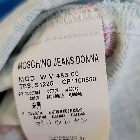 Vintage Moschino Mixed Print Halter Dress - Picture 8 of 8